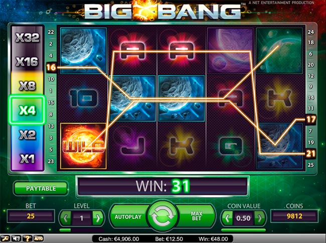 big bang игровой автомат