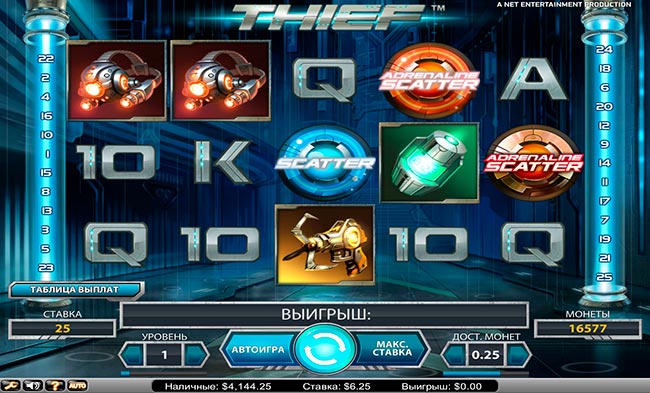 Игровой автомат thief казино вулкан юридический адрес