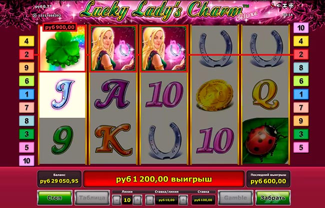 Lucky Lady’s Charm deluxe